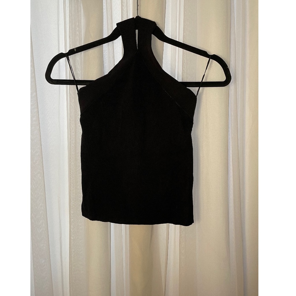 Zara Black Halter Top (S)